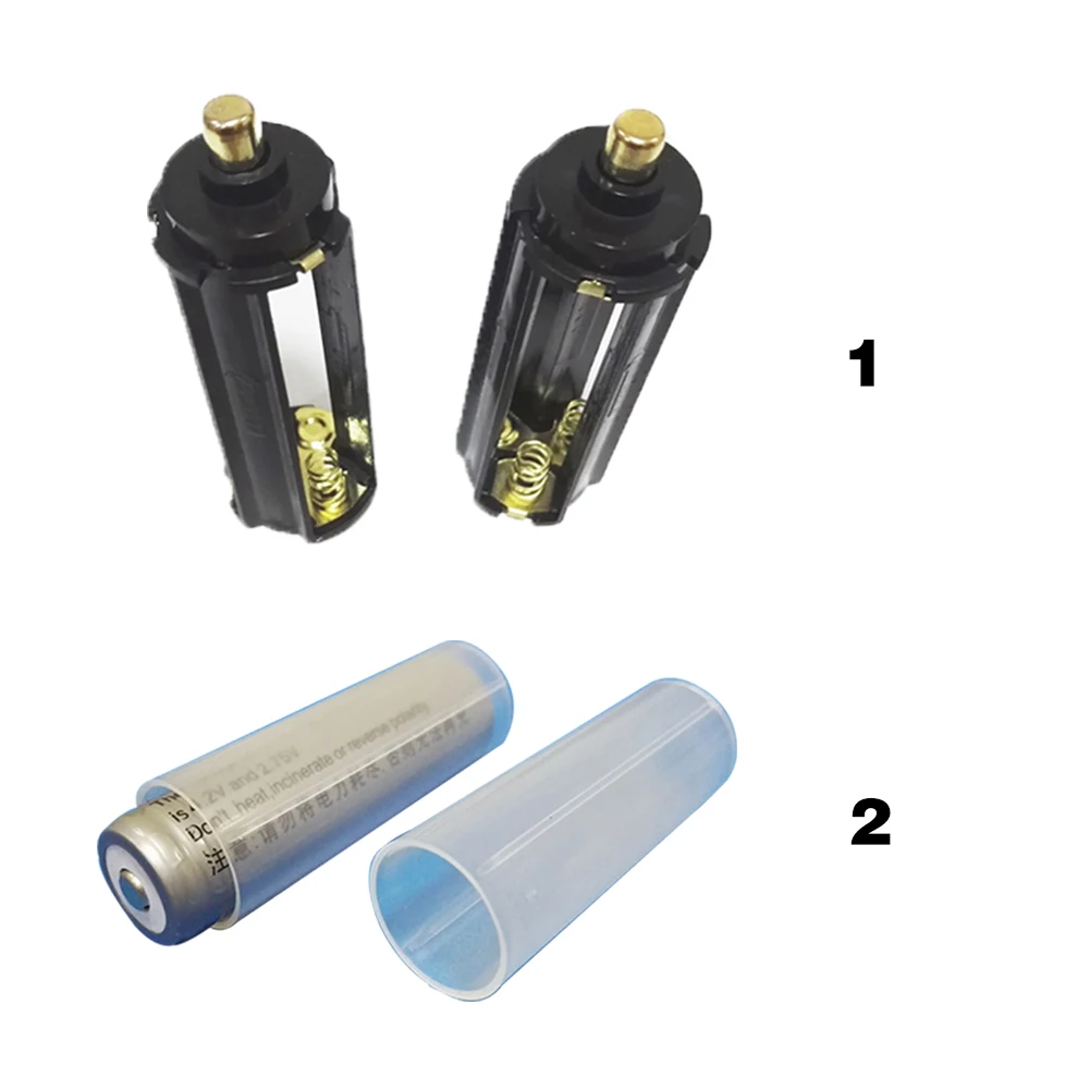 2 шт. AAA батарея PP пластиковый чехол для хранения фонарик лампа батарейный ящик 18650