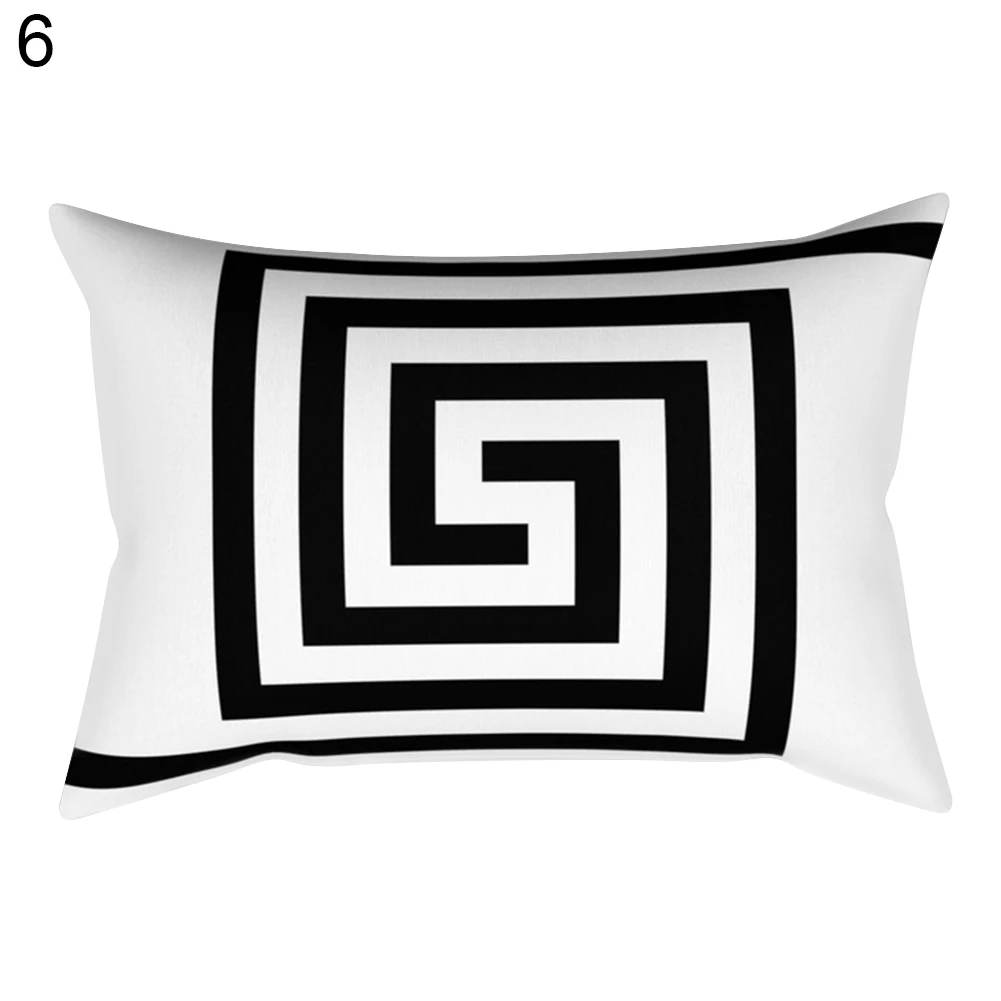 Простая Подушка с геометрическим рисунком наволочка для дома|cushions throws|geometry
