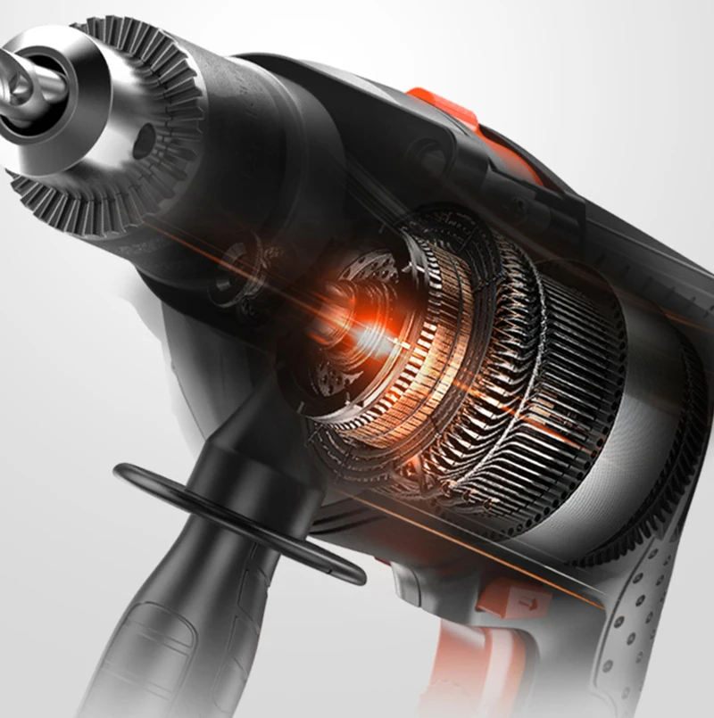 710 Вт электрическая дрель-молоток Ударная дрель многофункциональная