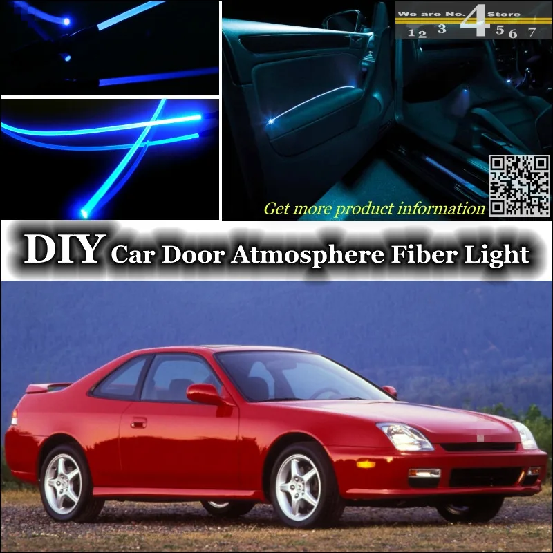 

interior Ambient Light Tuning Atmosphere Fiber Optic Band Lights For HONDA Prelude Inside Door Panel illumination Not EL light