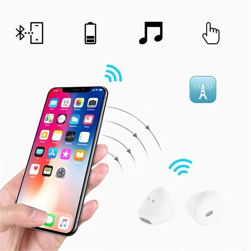 IP8X i7 TWS гарнитура Bluetooth наушники беспроводные наушники Handsfree Авто пара в ухо монитор наушники Touch PK i200 i10 i12 TWS