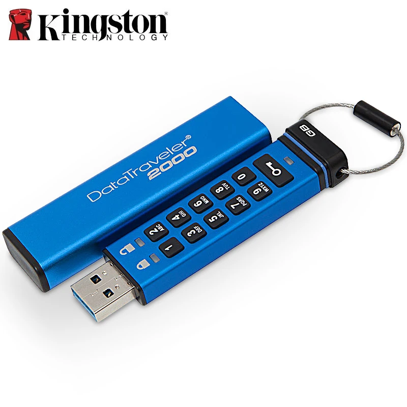 

Kingston Pendrives Creativos 4gb 8gb 16gb 64gb keypad Encrypted Disk on Key cle usb clef Memory Stick DT2000 Flash Drives 32gb