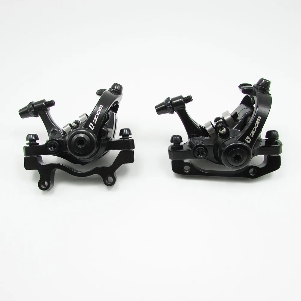 1 pair Brake ZOOM MTB велосипед дисковый тормоз механический суппорт алюминиевый сплав дорожный Электрический велосипед двухсторонний тормоз Дисковые тормоза велосипедные части - Цвет: 1 pair Brake