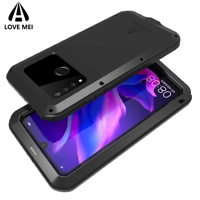 Металлический Чехол Love Mei для Huawei P30 Pro противоударный чехол телефона Lite прочный