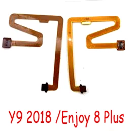 Y9 2018 Для huawei P20 P10 Honor 8 9 mate 10 20 lite 7x 8x Y9 P Smart считыватель отпечатков пальцев сенсор Touch ID Разъем Flex - Цвет: Y9 2018