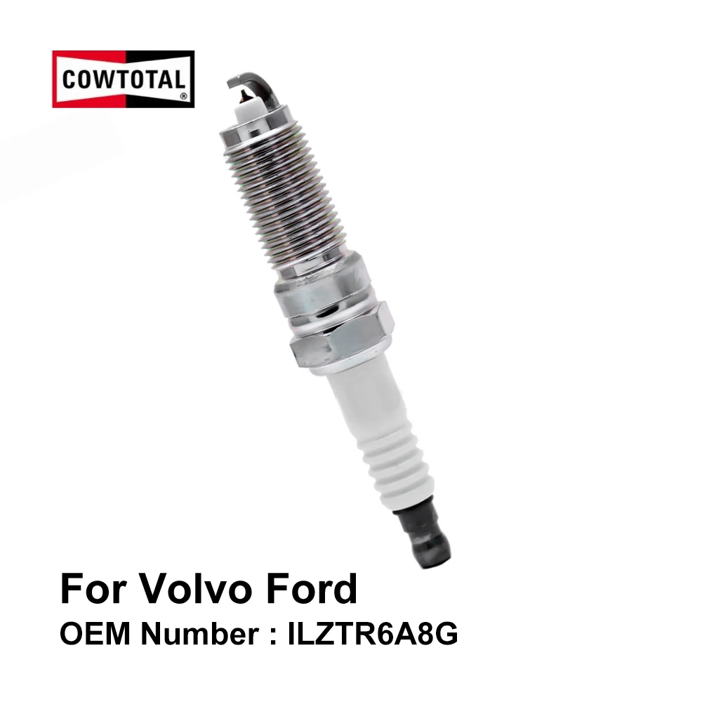 COWTOTAL платиновая Свеча зажигания для Volvo S60 V40 C30 S80 Ford Fiesta ST OE ILZTR6A8G (комплект из 4 шт.)