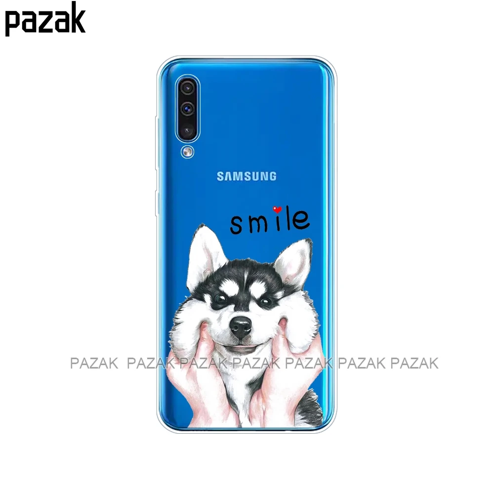61513 Чехол для Samsung Galaxy A50, силиконовый прозрачный чехол на заднюю панель телефона для Samsung A50 A505 A505F, SM-A505F, мягкий чехол 6,4, чехол, бампер - Цвет: 61513