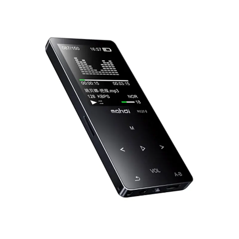 Новые металлические Bluetooth Спорт MP3 плеер Портативный аудио 16 ГБ с Встроенный