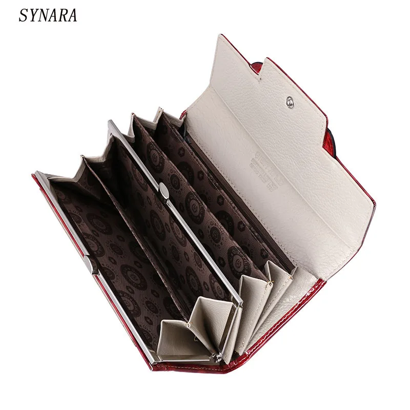 Женские бумажники из лакированной кожи высококачественный дизайнерский