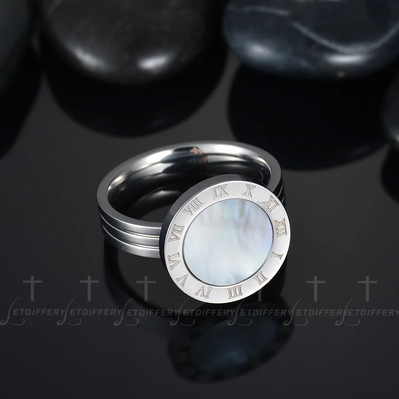 Женское кольцо из нержавеющей стали Letdiffery цвета розового золота в Корейском