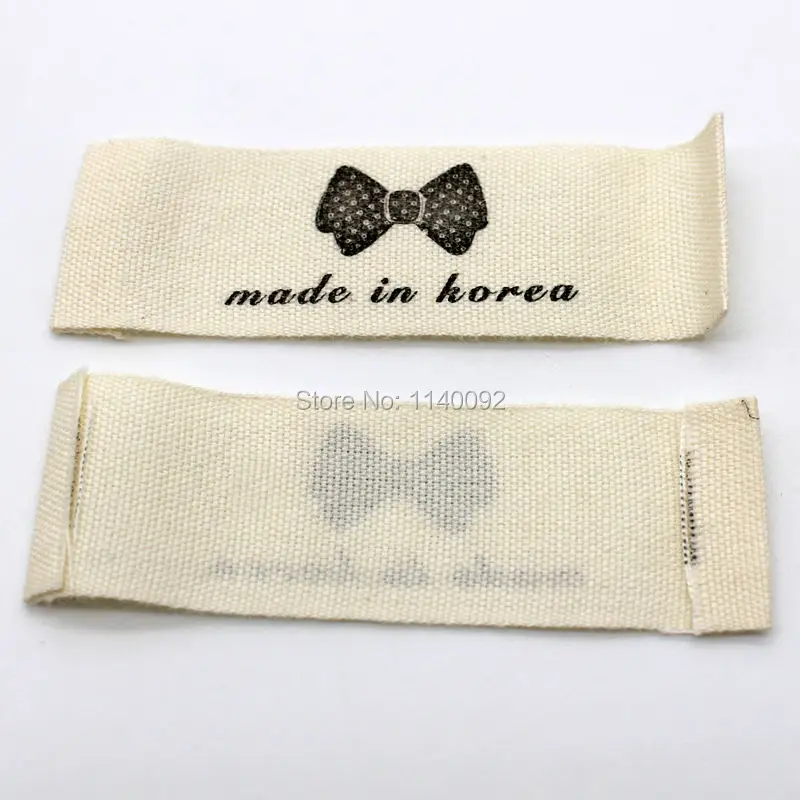 Пользовательская хлопковая лента печатная этикетка основные этикетки вышитые