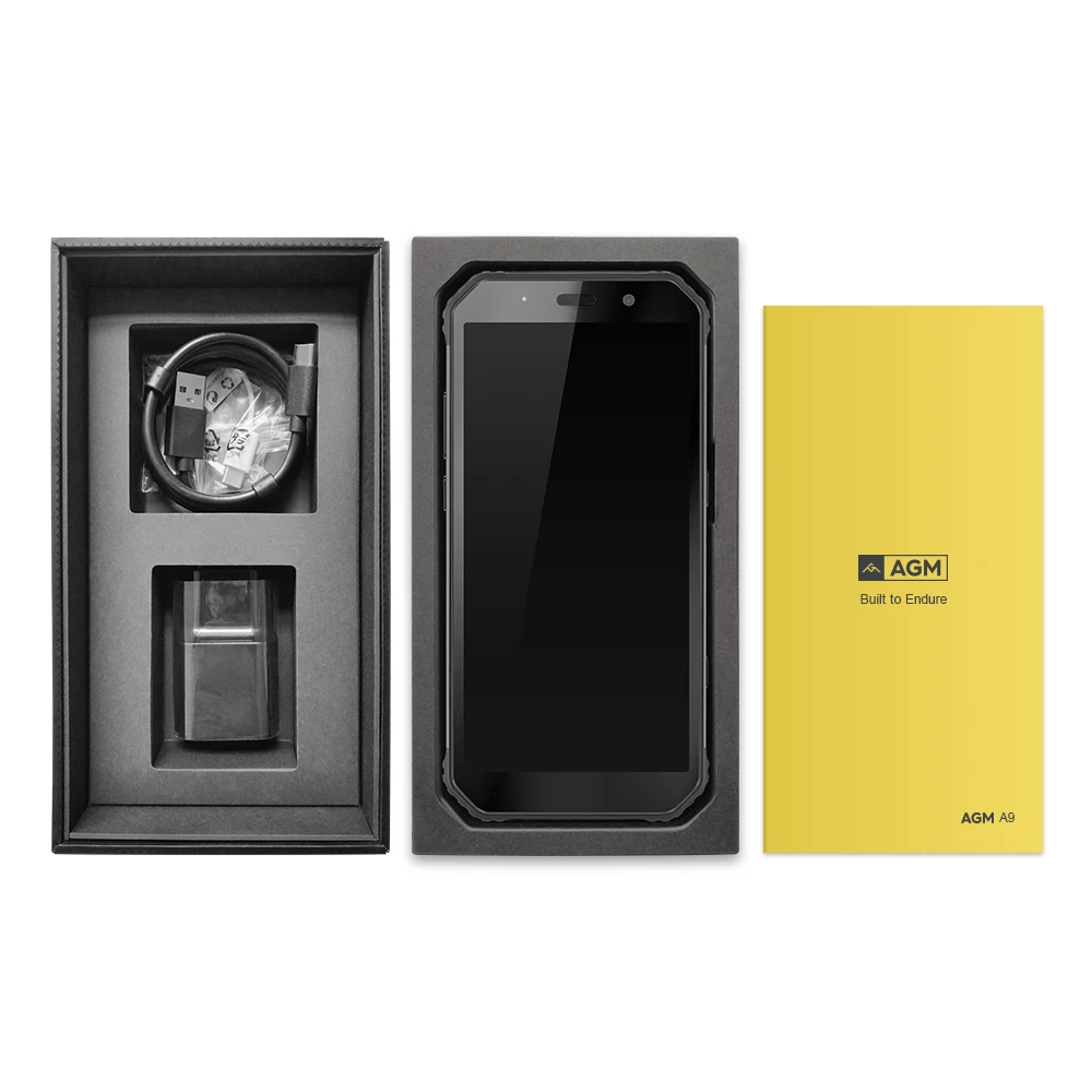 AGM A9 смартфон с 5 99 дюймовым дисплеем восьмиядерным процессором Snapdragon 450 ОЗУ 3 ГБ
