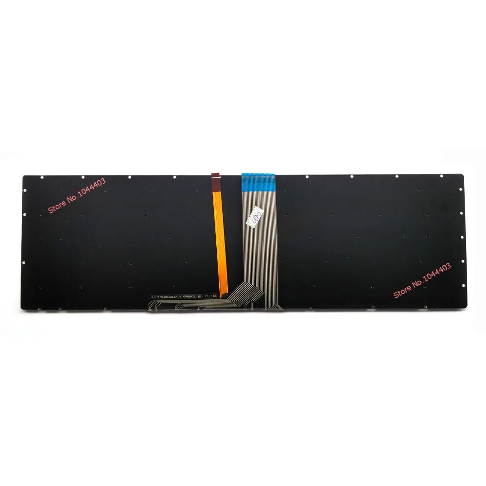 Новая клавиатура для ноутбука MSI GL62 GL72 6QC 6QD 6QF черный Цветной подсветкой хрустальные клавиши