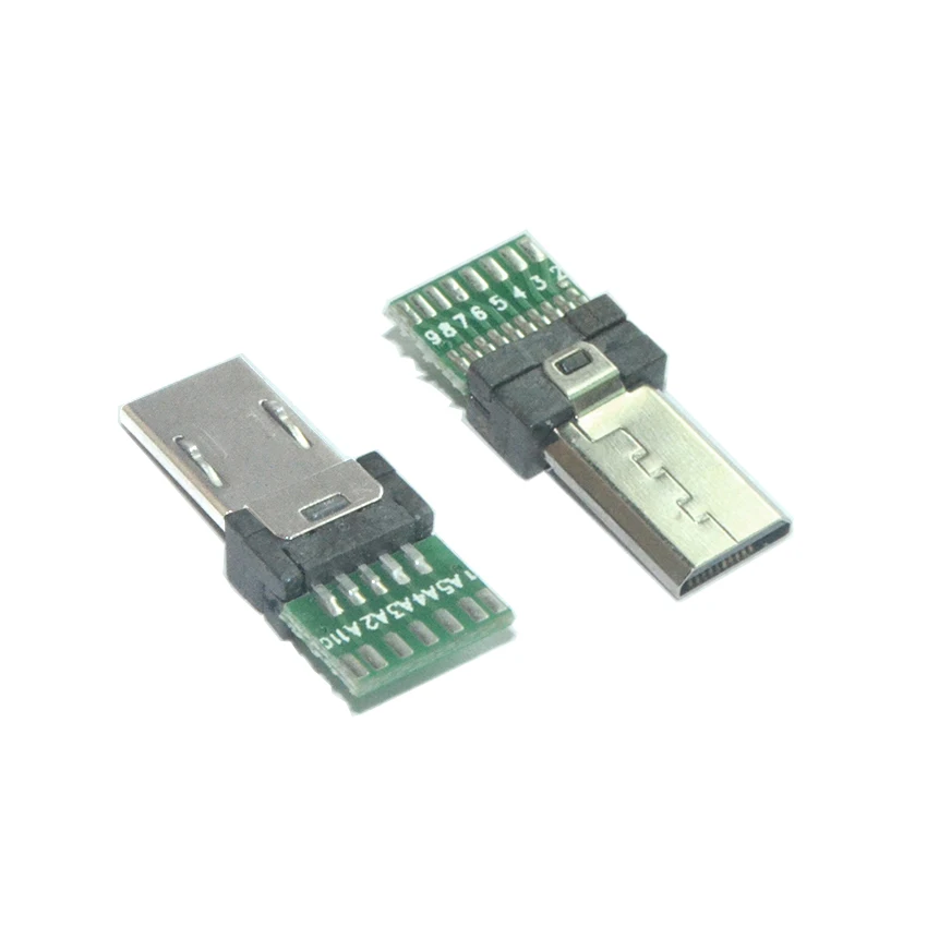 5 упаковок WMZ Micro USB разъем с печатной платой sony 15 Pin USB Разъем Разъемы 15 Pin адаптер для sony камеры плоские Микро Мини адаптеры