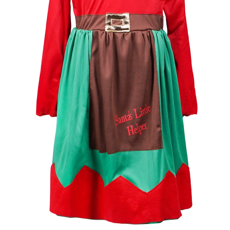 H &amp ZY/Детские Рождественские костюмы нарядное рождественское платье эльфа для