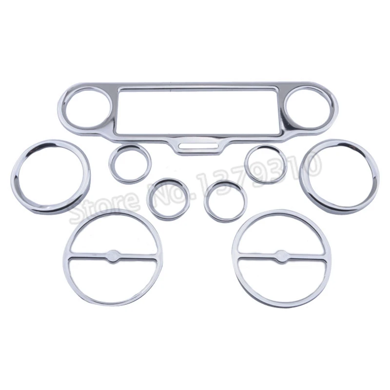 Мотоцикл стерео акцент спикер Спидометр отделка кольцо Набор для Harley Touring Electra