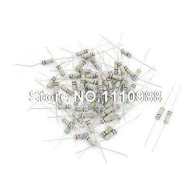 

60 Pcs 200K Ohm 1Watt 5% Tolerance Axial Carbon Film Fixed Resistors
