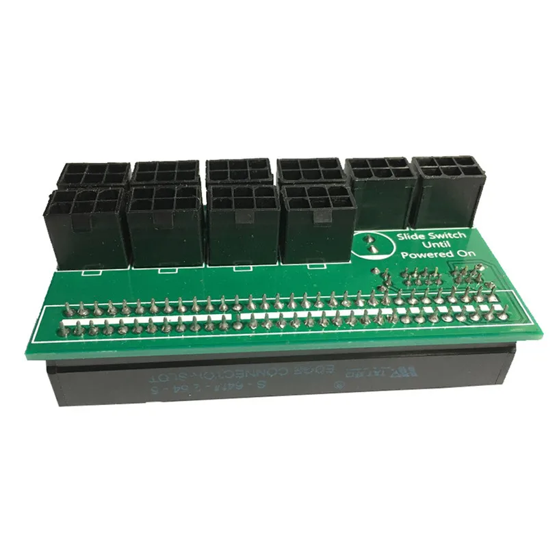 Mosunx DPS-1200FB/QB 6 Pin A Блок питания Breakout Board адаптер для эфириума майнинга подарок Feb 12
