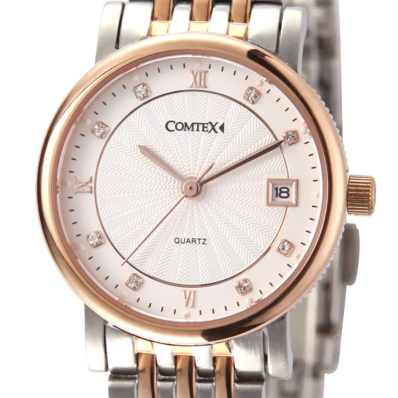 Comtex Нержавеющая сталь Для женщин Часы платье жизнь часы качество японский