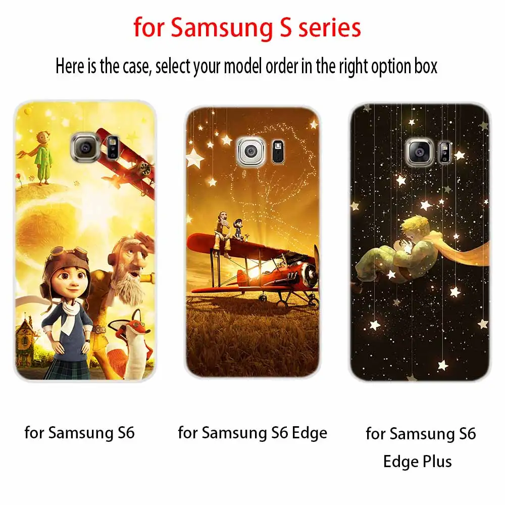 Мягкий чехол The Little Prince fox для Samsung Galaxy S7 Edge S8 S9 S10 S11 S20 S21 Plus Lite E Ultra | Мобильные
