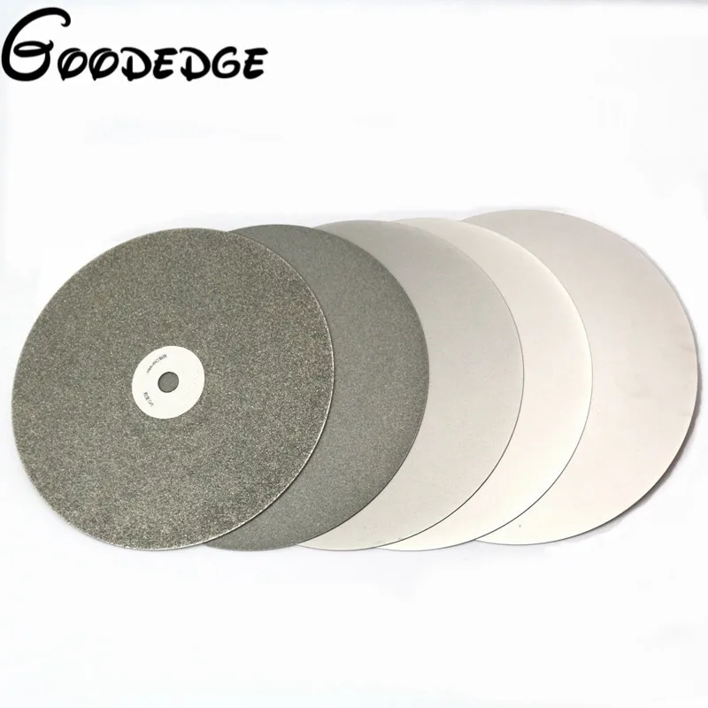 8 &quotдюймовый Grit60 3000 гальванический алмазный шлифовальный диск с покрытием