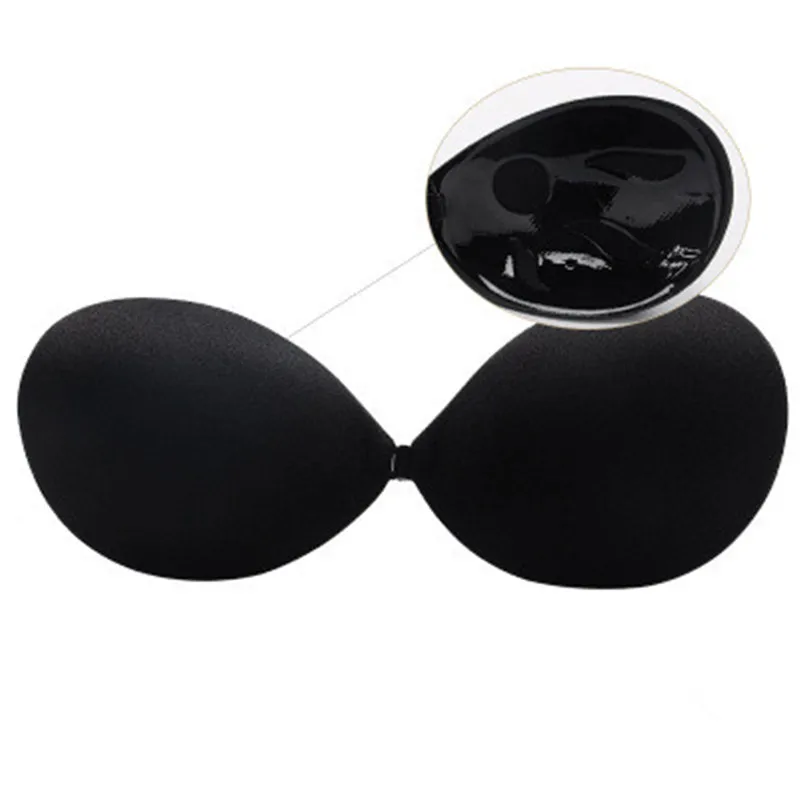 Бюстгальтер пуш-ап однотонный клейкий без бретелек с чашкой 1/2 | Женская одежда