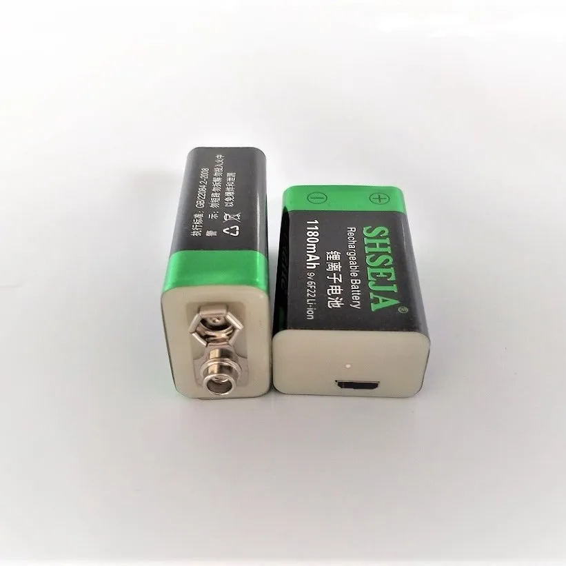 Новая батарея 9V 1180mAh микро USB аккумуляторная Lipo | Электроника