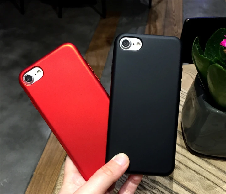 High Quality Soft TPU paint case for iphonex 6 6s 6plus plus luxury red iphone 8plus 8 7 7plus |