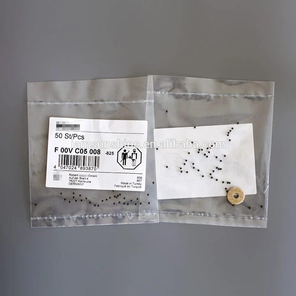 Подлинный инжектор common rail Керамический клапан шаровой F00VC05008 применимый инжектор 0445110 серии