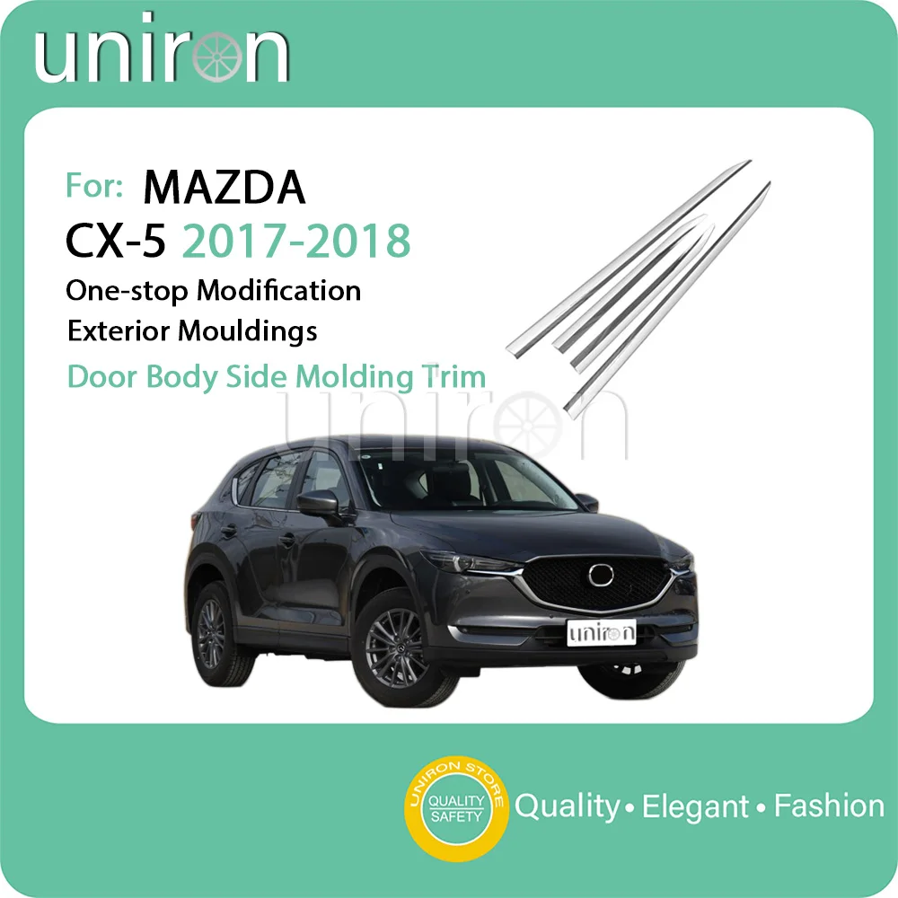 Uniron для CX5 Mazda CX 5 2017 2018 двери кузова боковой молдинг Накладка наклейка в виде