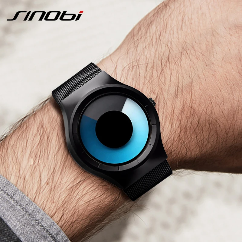 Часы наручные SINOBI Мужские кварцевые черные 2019|clock brand|clock menclock men brand |