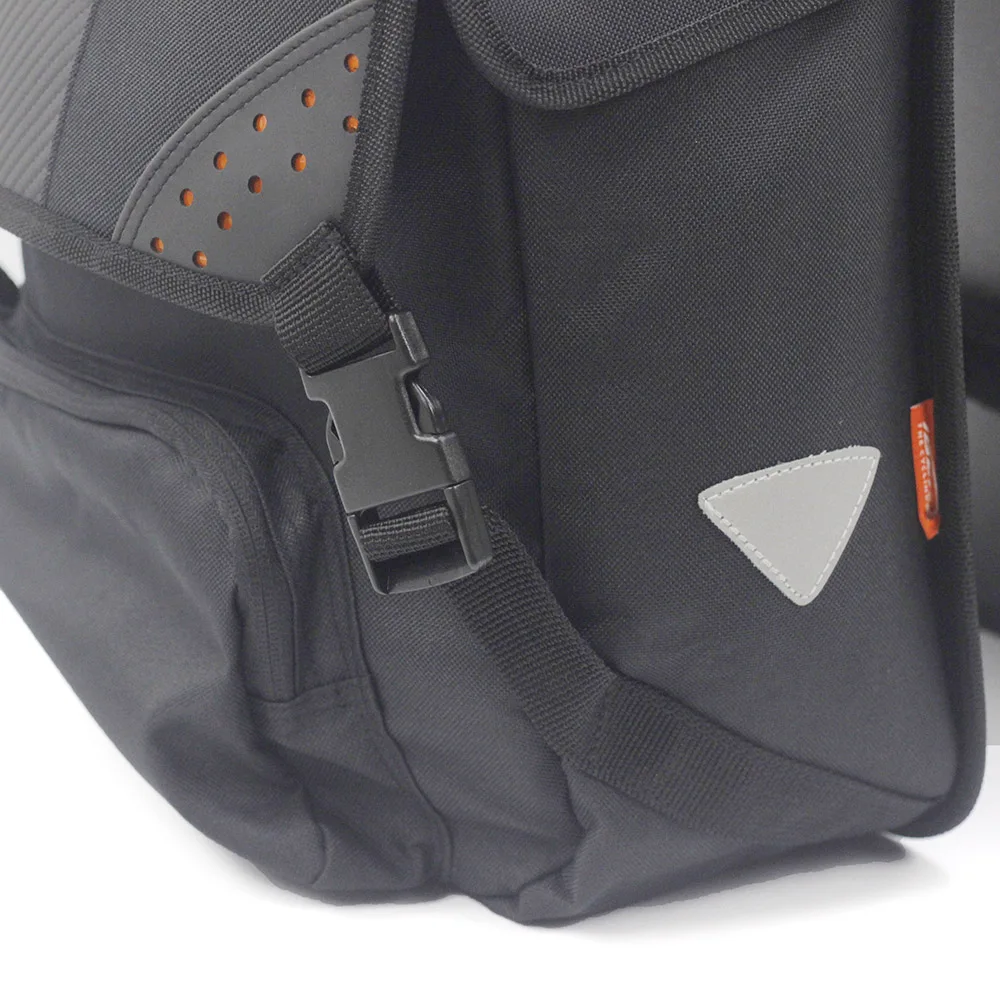 Сумка IBERA Bike Touring Pannier с боковым креплением, MTB Road, задняя стойка для хранения багажа, сумка на заднее сиденье, сумка-переноска, светоотражающая, водонепроницаемая