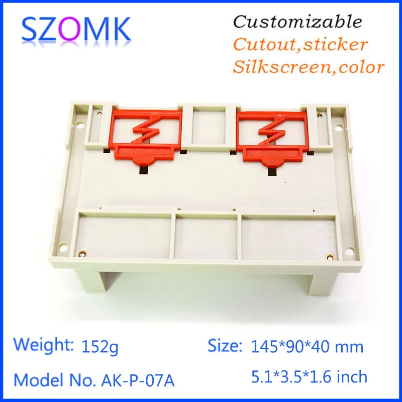 Настенное крепление Электрический пластиковая коробка (4 шт.) 145*90*40 мм din project box PLC