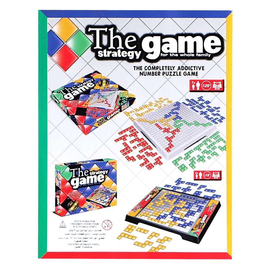 Версия игры Blokus strategy blokus широкая игра "Забавные игрушки" для всей семьи, 2 игрока и 4 игрока версии на выбор