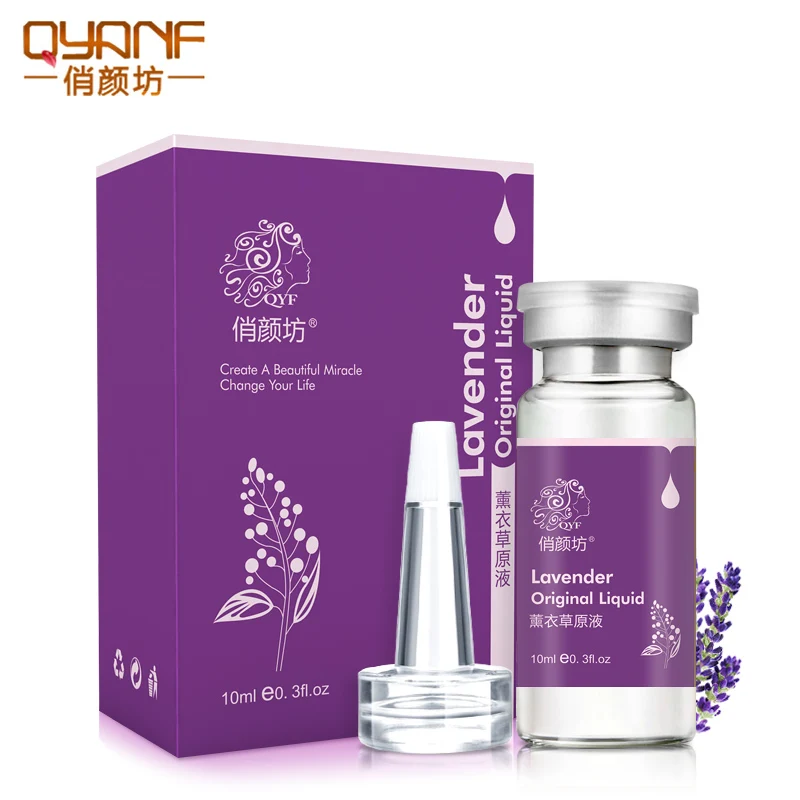 QYF бренд уход за кожей Лавандовая эссенция Сыворотка для подтяжки лица против