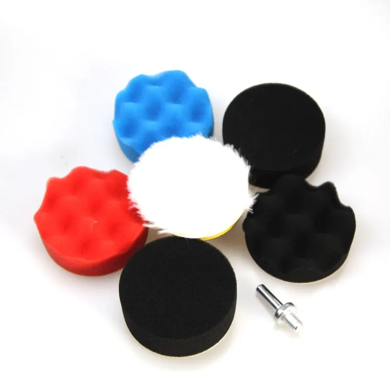 7 шт. 8 см набор полировальных подушек для авто комплект полировки колес