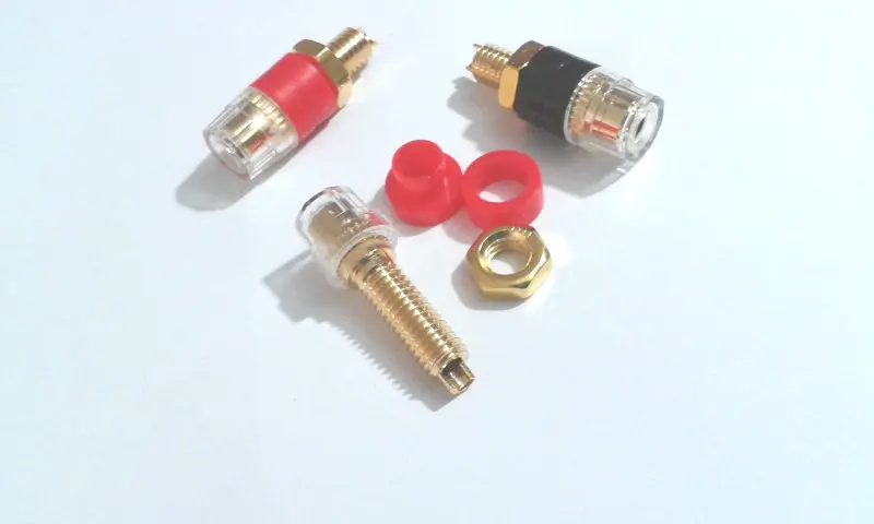 2 шт. медная переплетная клемма для штекера банана 4 мм|post| |