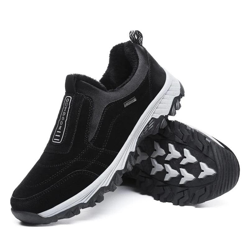 Fotwear/Мужская зимняя обувь без шнуровки Повседневная Мягкая подкладка для