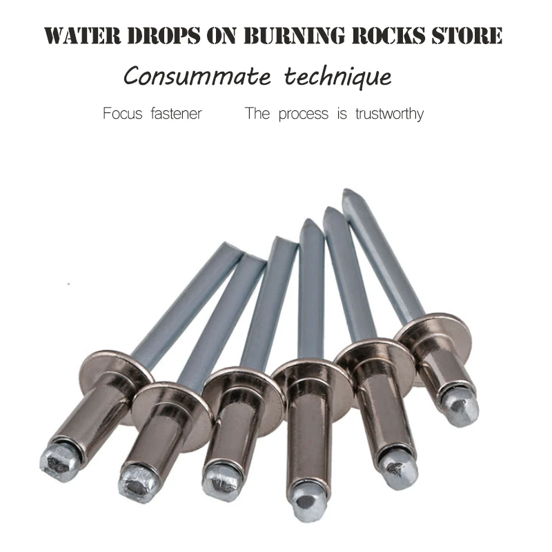M4 * 16 M4x16 20 M4x20 304 нержавеющая сталь 304ss DIN7337 самозатыкающийся гвоздь POP CSK потайная