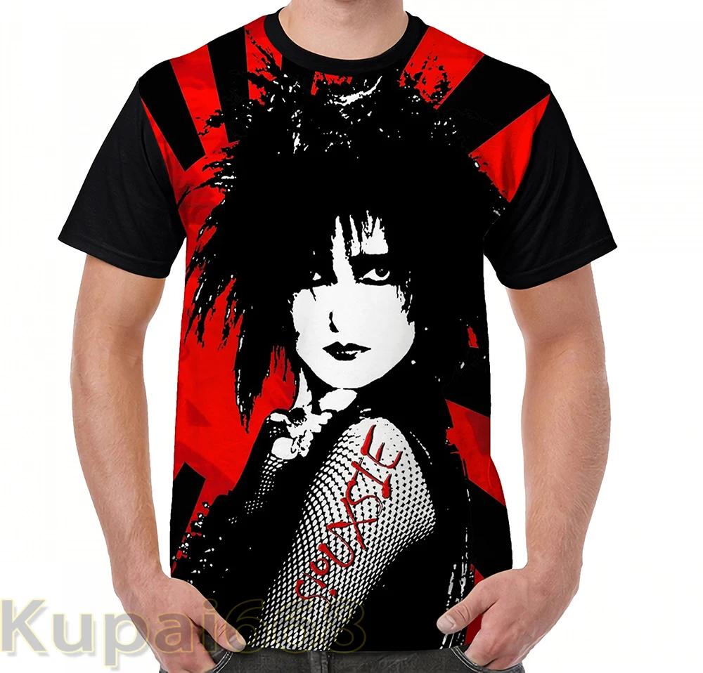 Мужская футболка с коротким рукавом siouxsie Повседневная забавным графическим