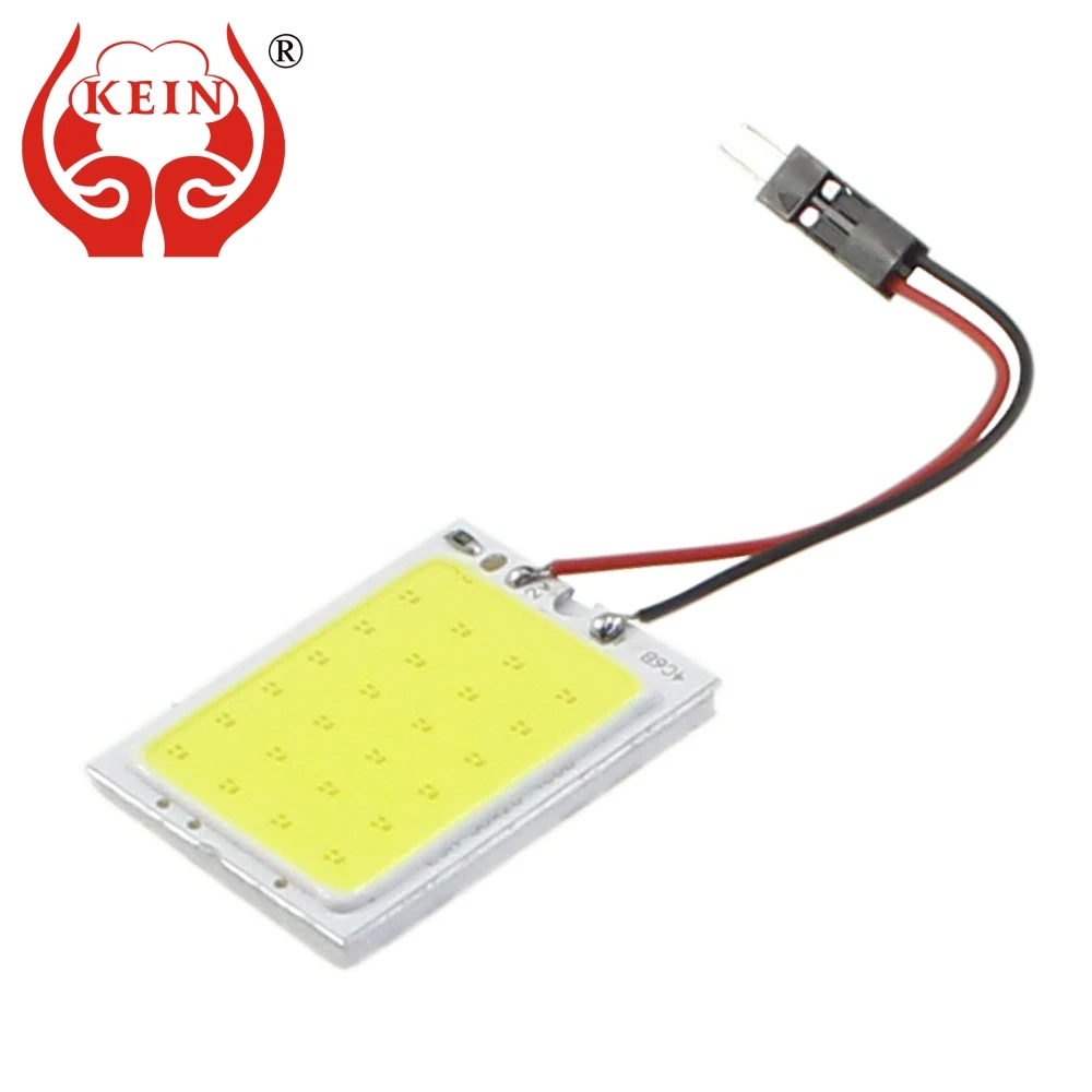 KEIN 2 шт. T10 w5w C3W C5W C10W BA9S T4W festoon COB светодиодный автомобильный Лампочка Авто