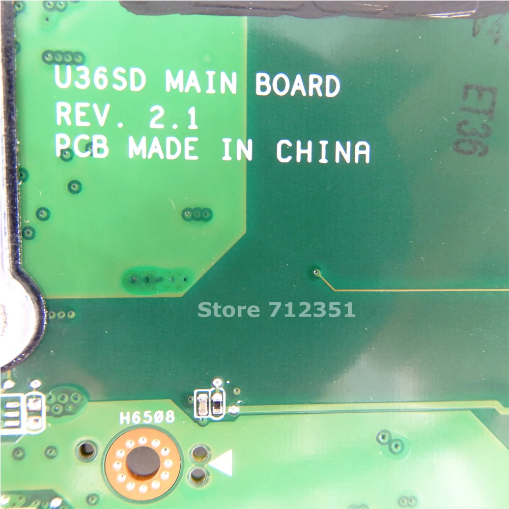 U36SG материнская плата I7-2640 процессор GT610M 1 ГБ для ASUS U36SD U36 U36S Материнская ноутбука