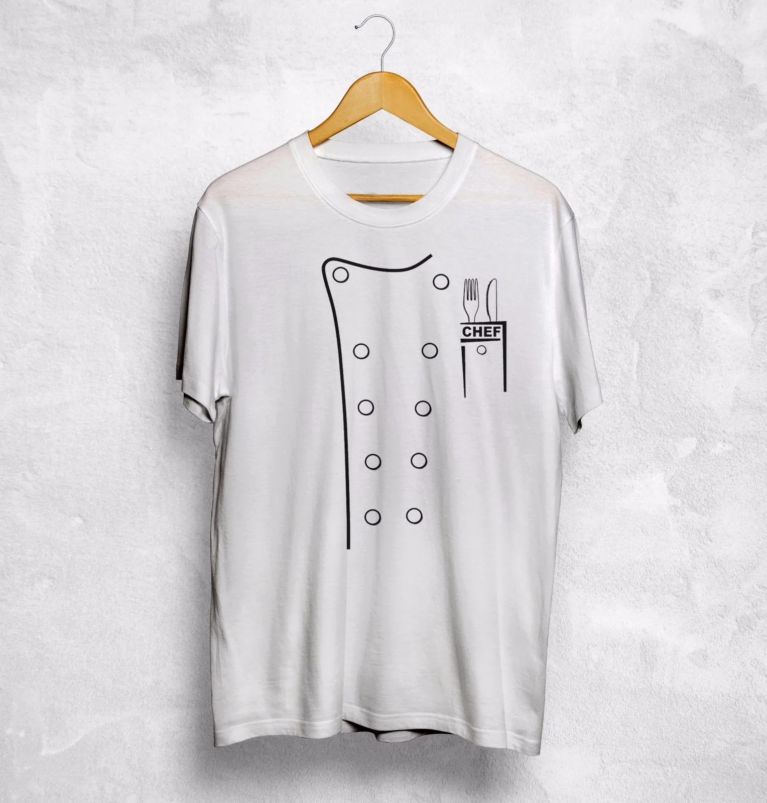 

Chef Suit Cooking Sorted Food T Shirt Tops Gift Present Food Vegan Vegetarian Cotton short sleeve t-shirt summer top camisetas