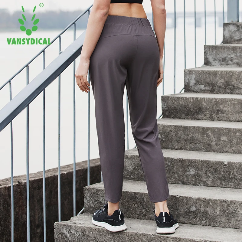 Женская спортивная одежда брюки для йоги Удобные Свободные дышащие штаны бега