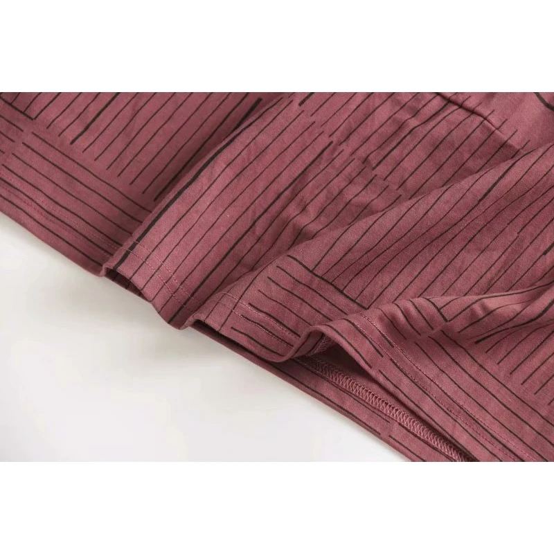 Женское льняное платье размера плюс модные хлопковые платья зеленого и красного