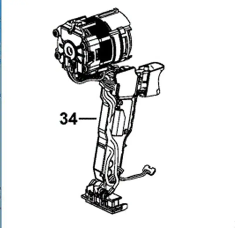 Двигатель и переключатель 18 в N389442 для dewalt DCD995 DCD990|Аксессуары