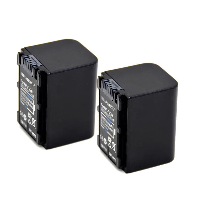 2 Упак. 3000 мАч NP FV70 батарея NPFV70 батареи для Sony FV50 FV60 FV30 HDR CX230 CX150E CX300 Z1|Цифровые