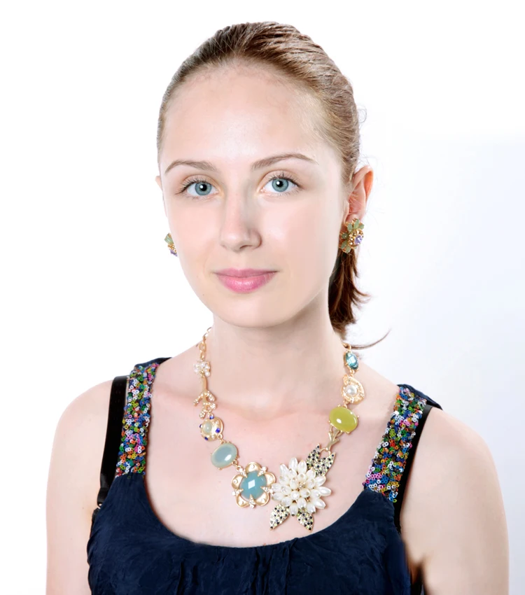 Ювелирные изделия joolim оптом/ роскошный цветок себе Чокеры Ожерелье Дизайнерские Ювелирные изделия