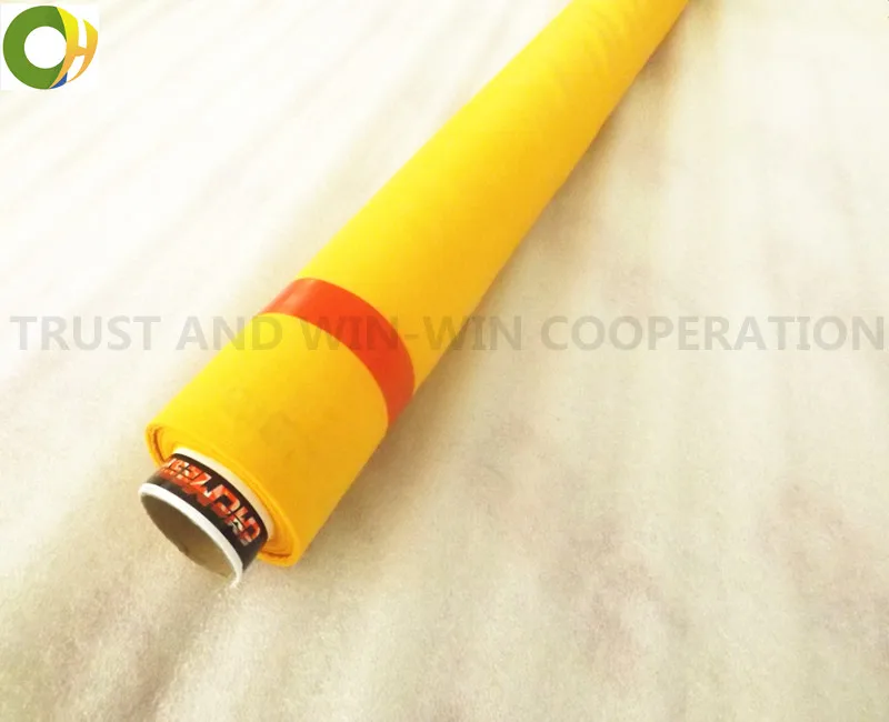 100% высокоточная сетка для трафаретной печати CMC yellow165T/420-27Y-158cm-10mts высокое