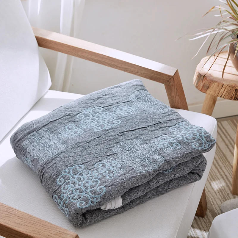 Хлопковое одеяло для кровати в японском стиле летнее хлопковое покрывало